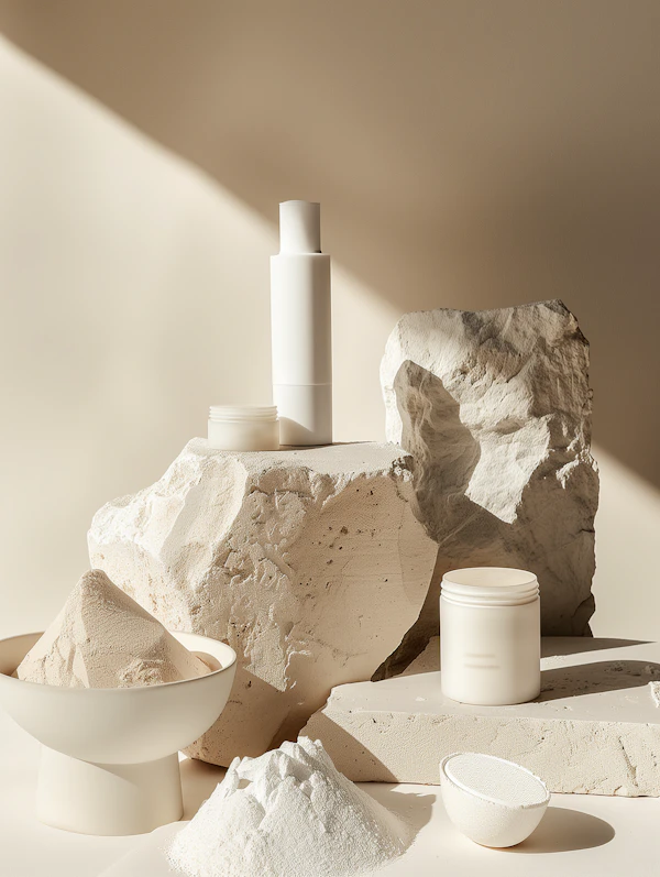 Minimalist Skincare Display
