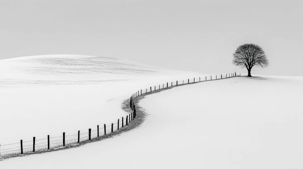 Winter Serenity Scene