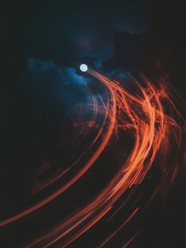 Surreal Moonlight Scene