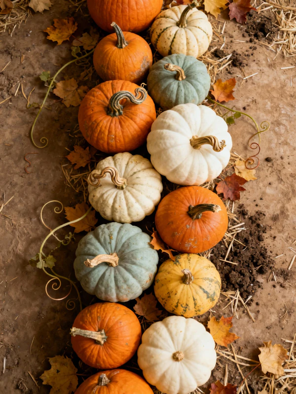 Autumn Pumpkin Display