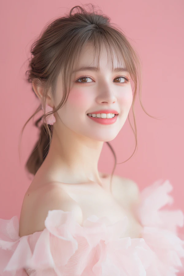 Dreamy Pink Portrait