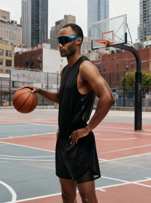 Urban Basketball Scene