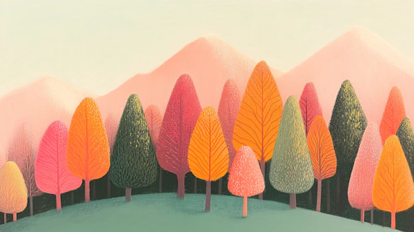 Autumn Forest Illustration