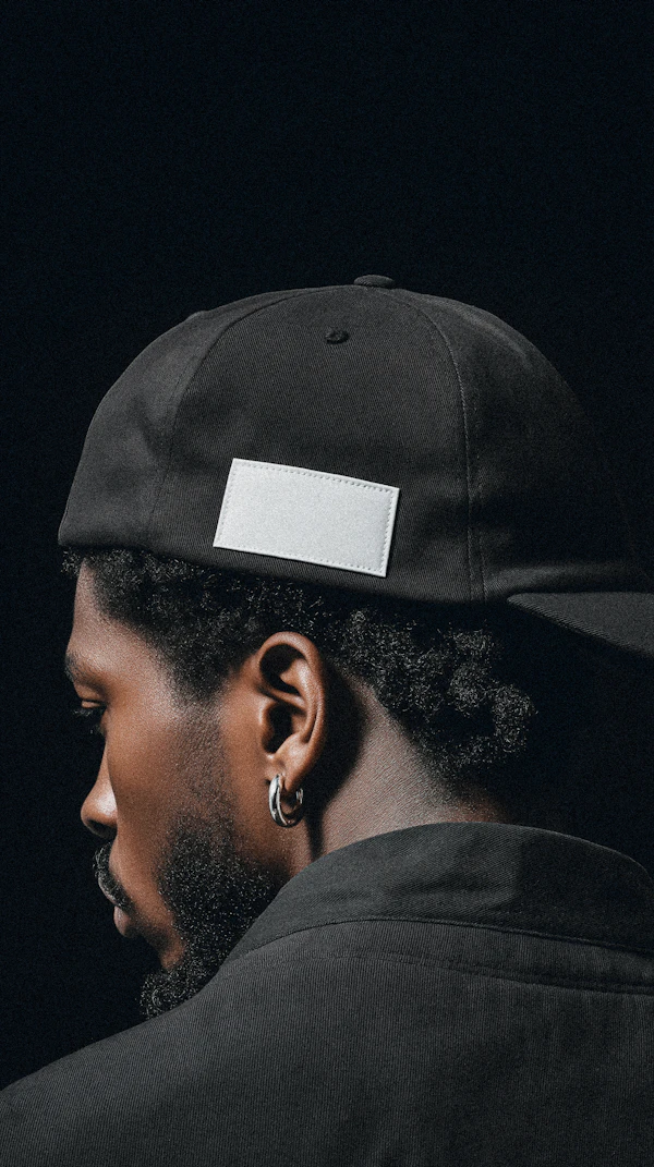Man in Black Baseball Cap