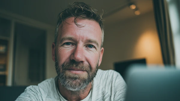 Portrait of Bearded Man