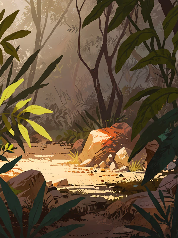 Serene Forest Scene