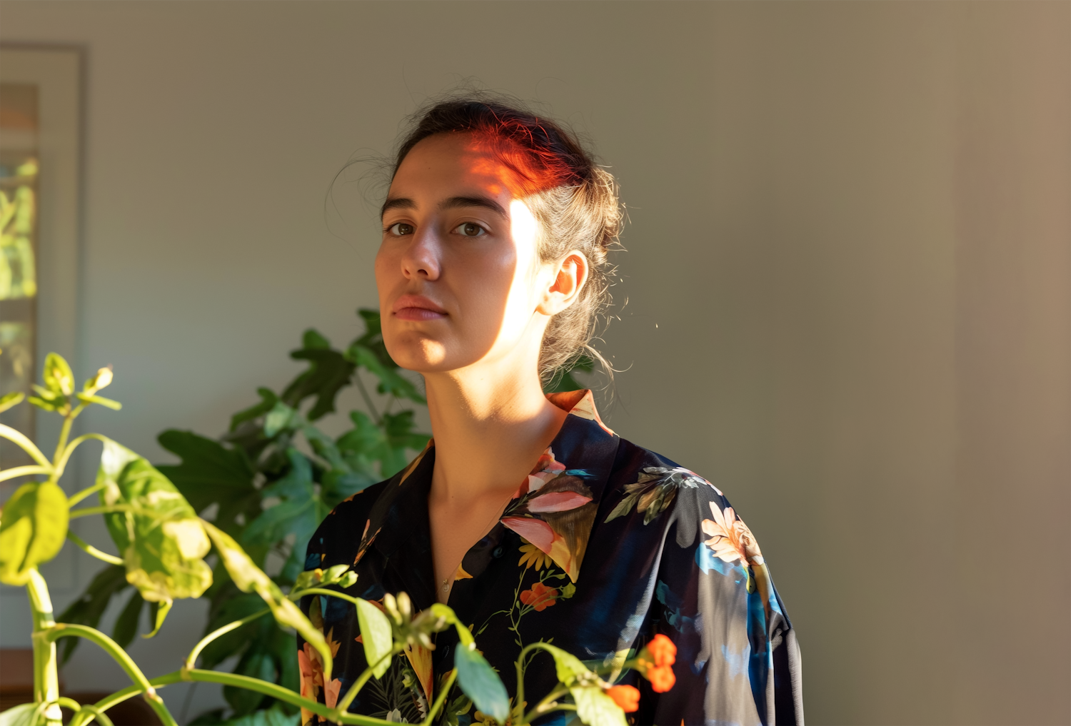 Serene Woman in Natural Light