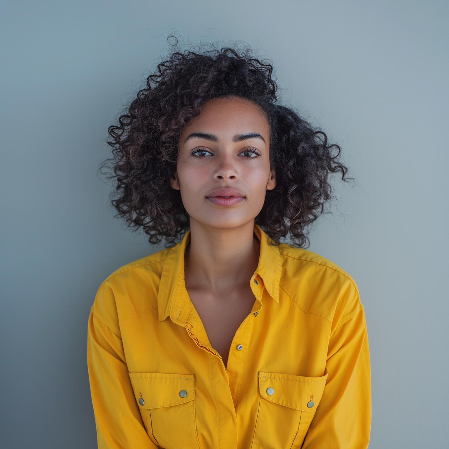 Serene Portrait of a Young Woman