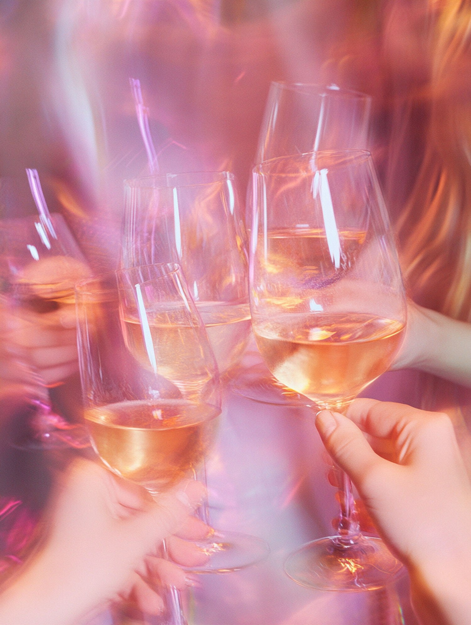 Celebratory Toast with Rosé