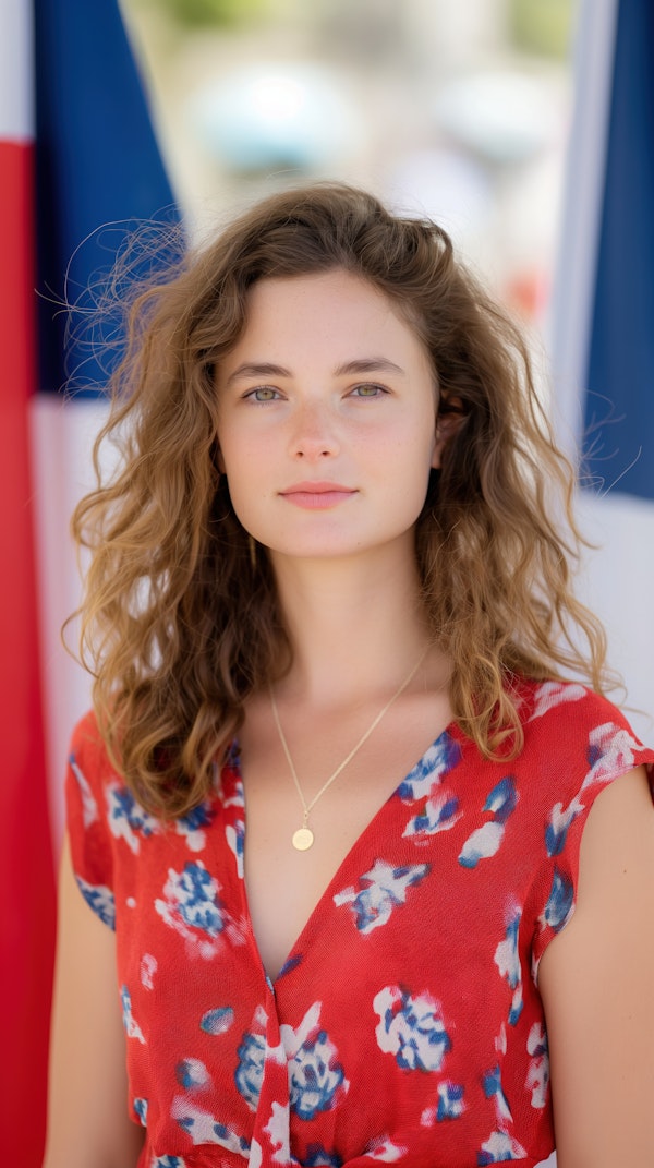 Serene Outdoors Portrait