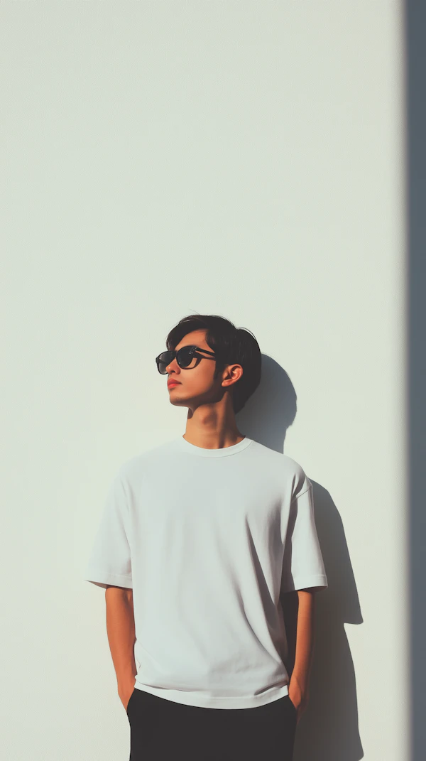 Contemplative Young Man