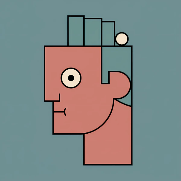 Abstract Profile Art
