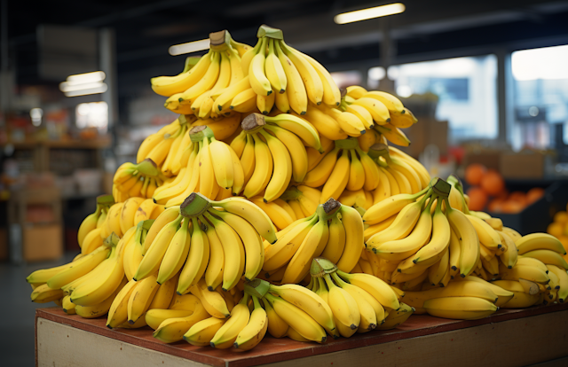 Market Fresh Banana Display