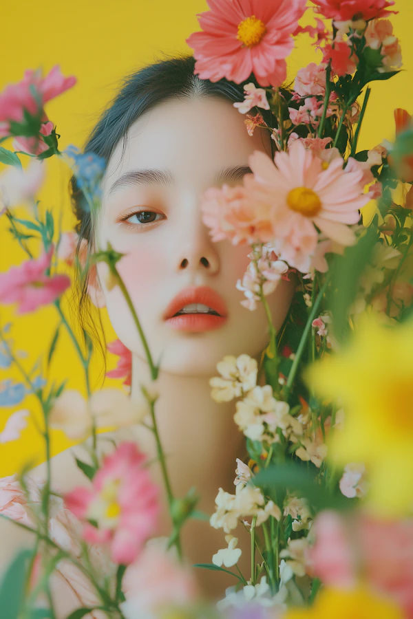 Floral Portrait Harmony