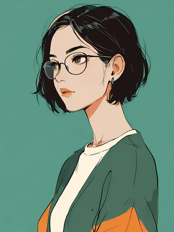 Stylized Portrait Illustration