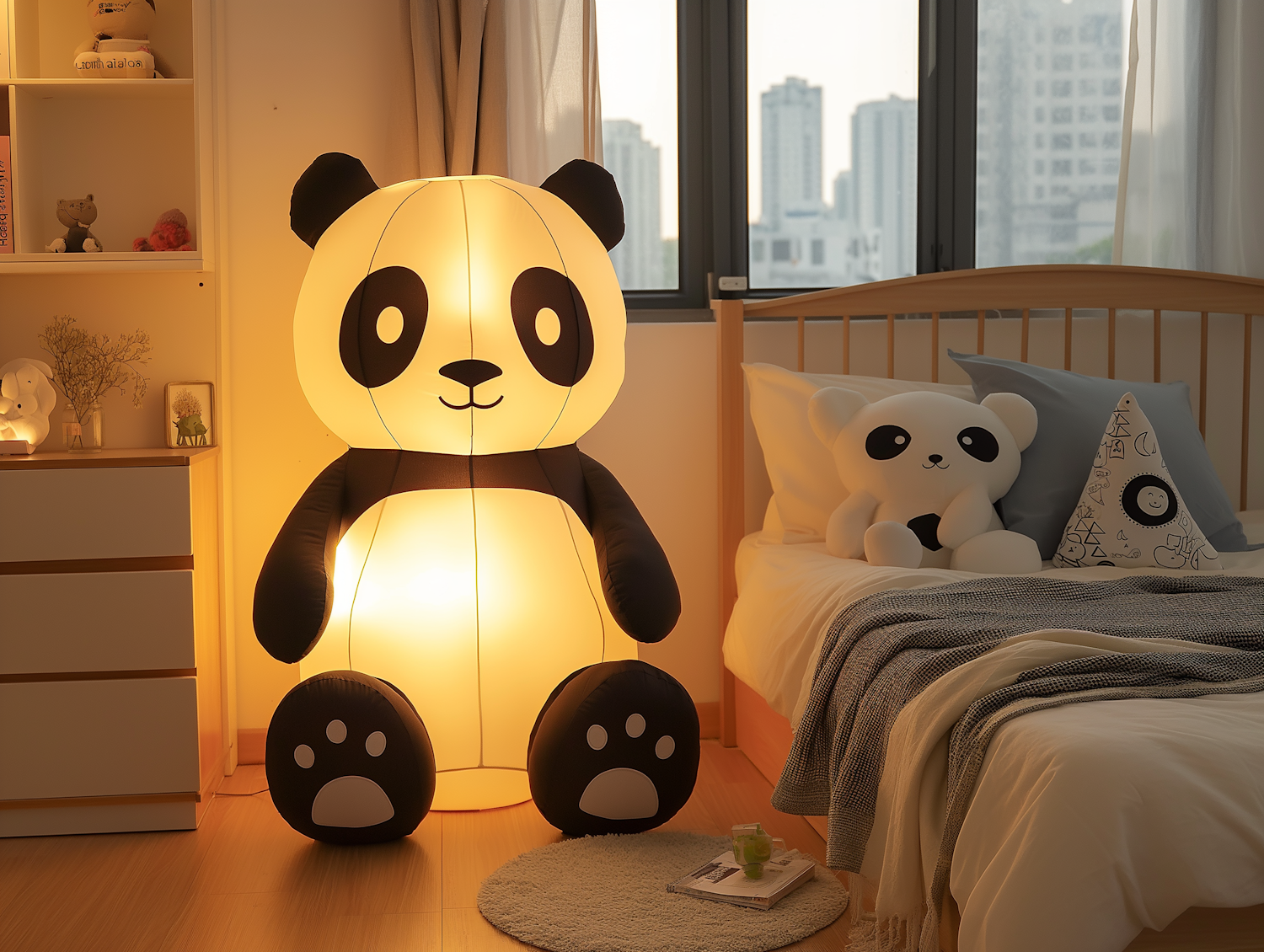 Cozy Panda-Themed Bedroom