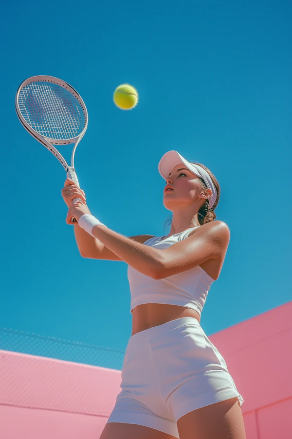 Tennis Action Shot