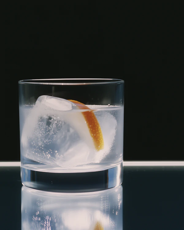 Minimalist Glass Drink