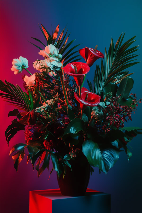 Dramatic Floral Display