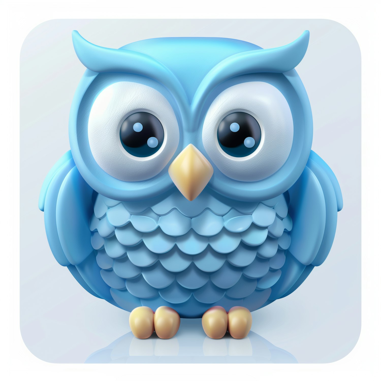 Stylized Cartoon Owl