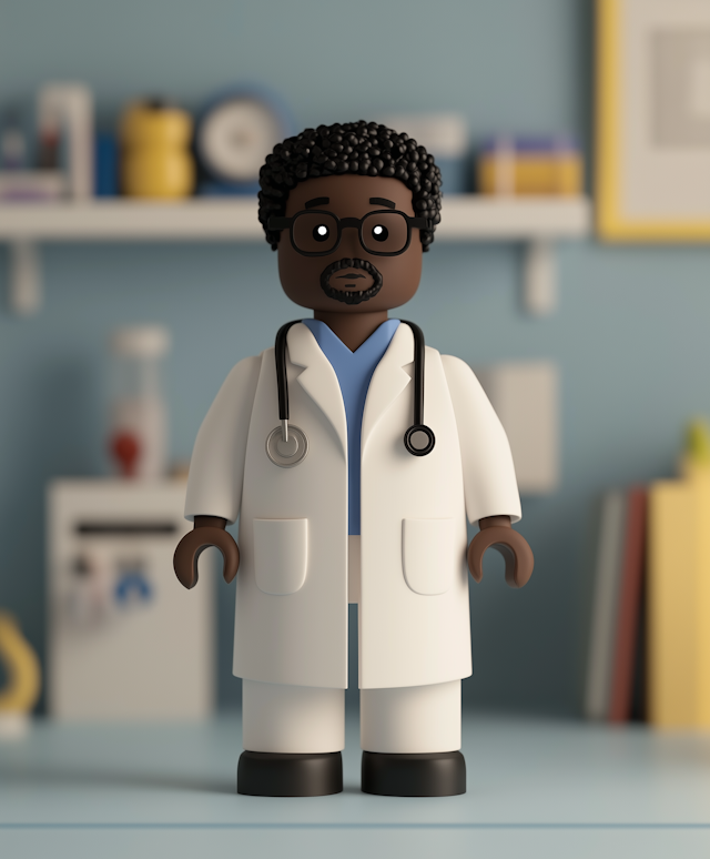 Animated Pediatric Doctor Character