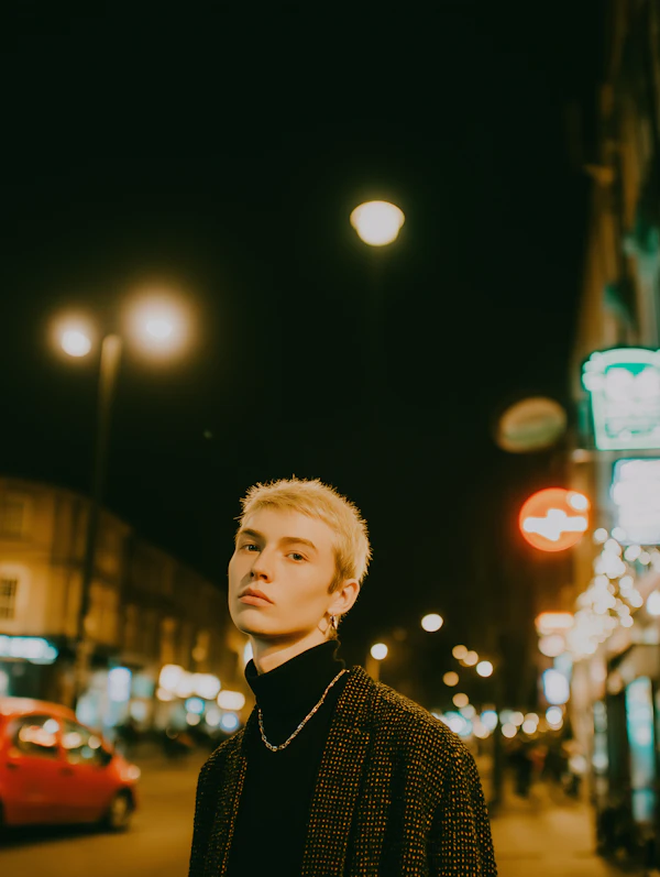 Urban Night Portrait