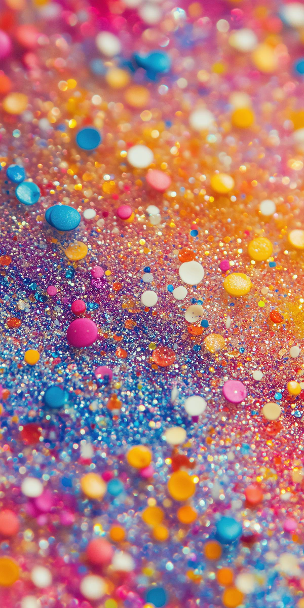 Glittery Abstract Art