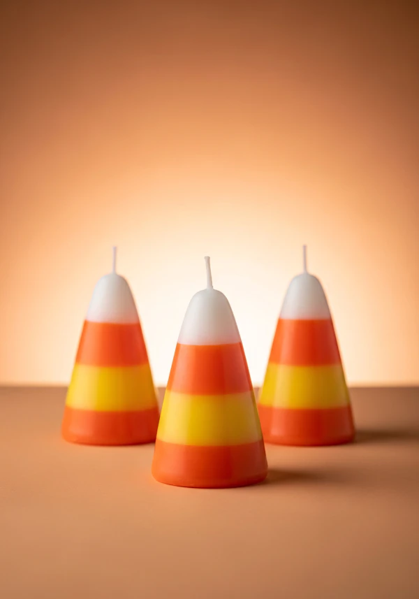 Candy Corn Candles