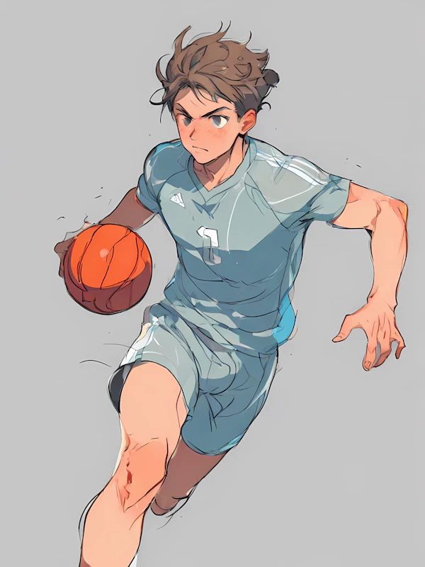 Anime Basketball Player