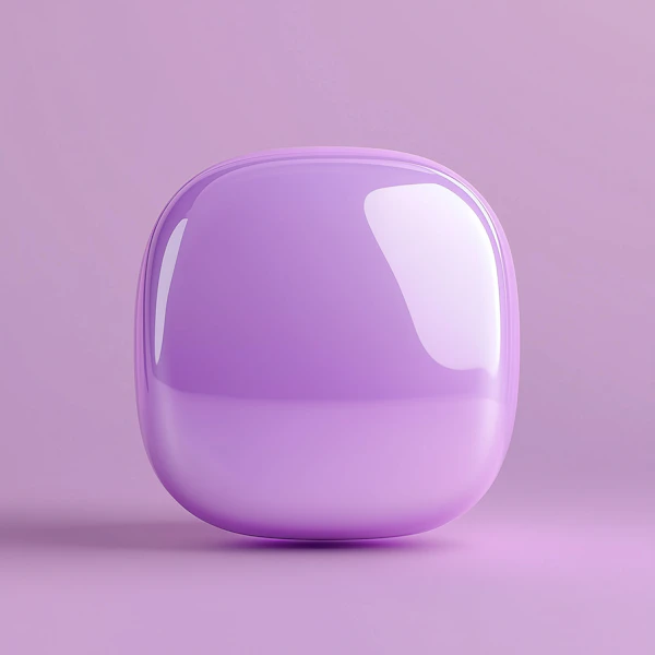 Lavender Pill Object