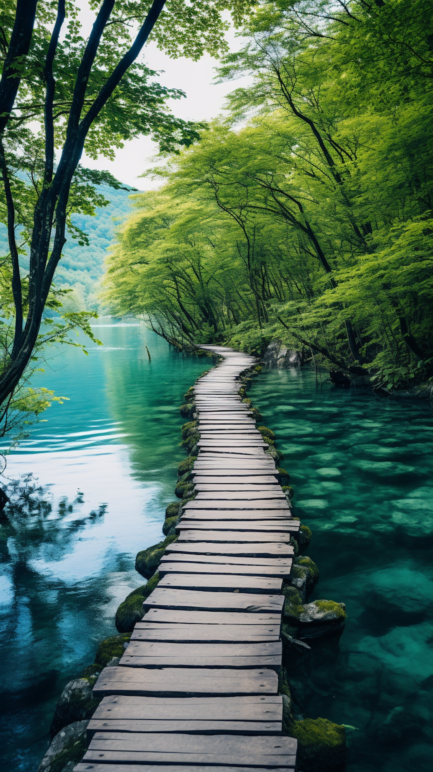 Tranquil Boardwalk Oasis