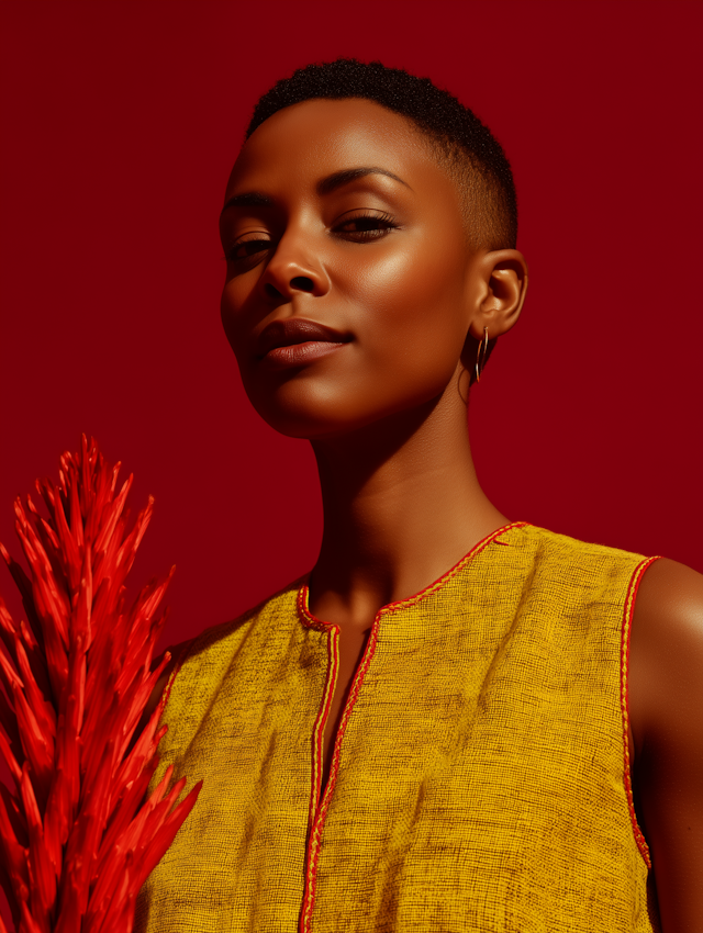 Bold Portrait of Woman
