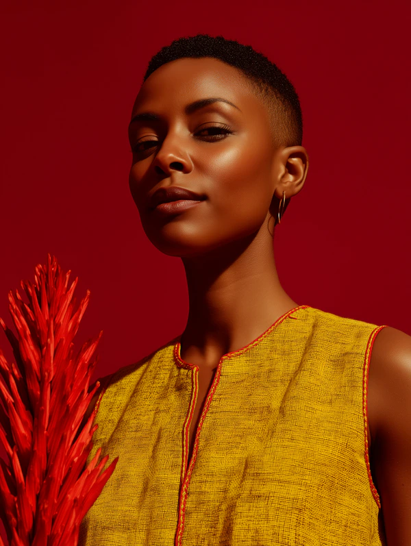 Bold Portrait of Woman