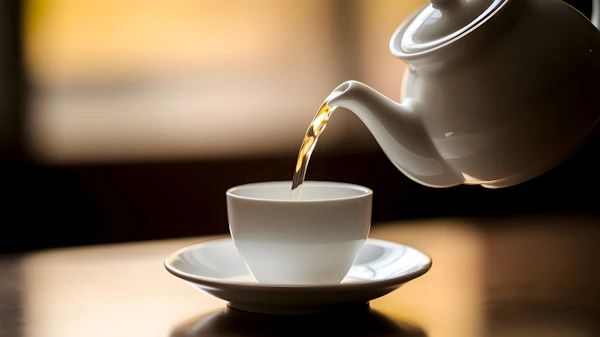 Pouring Tea Elegance