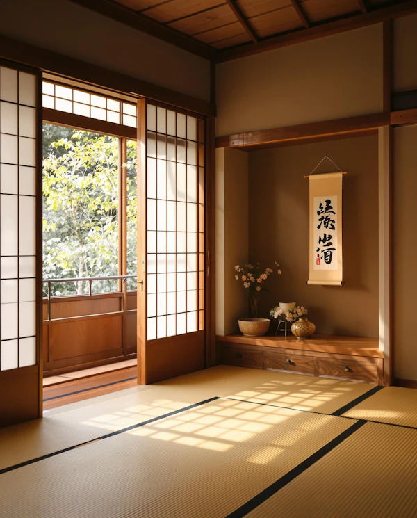 Serene Japanese Room