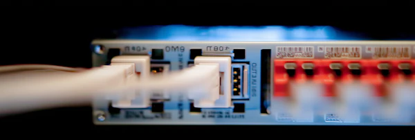 Network Switch Close-Up