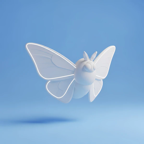 Stylized Moth Design