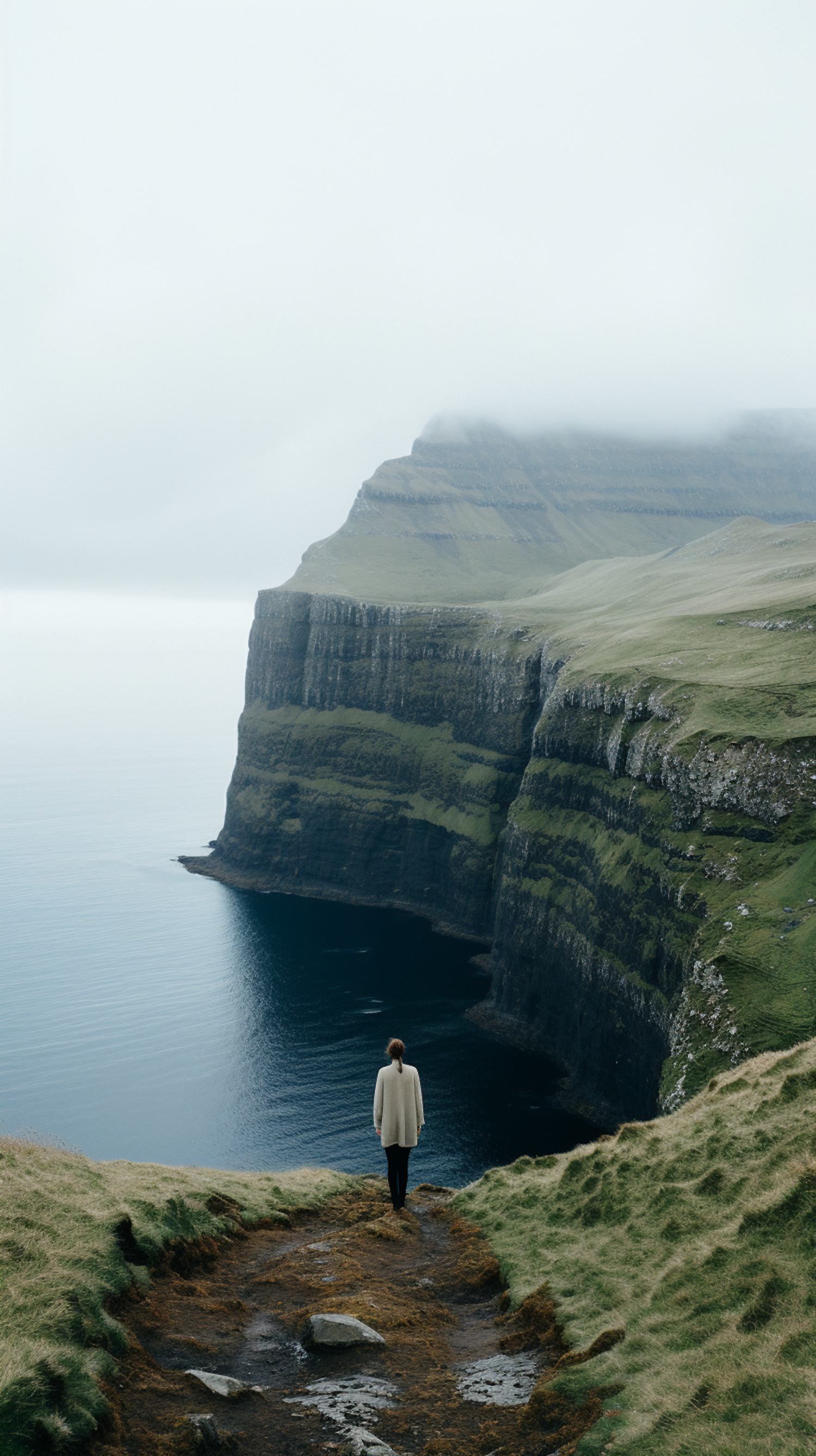 Contemplation on the Cliffs Edge