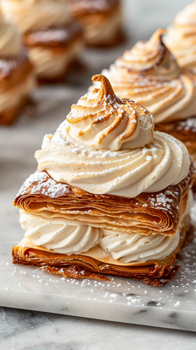 Decadent Mille-feuille Pastry