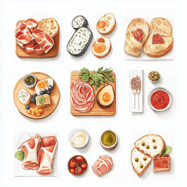 Gourmet Food Grid