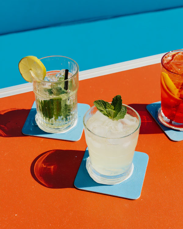 Colorful Summer Beverages