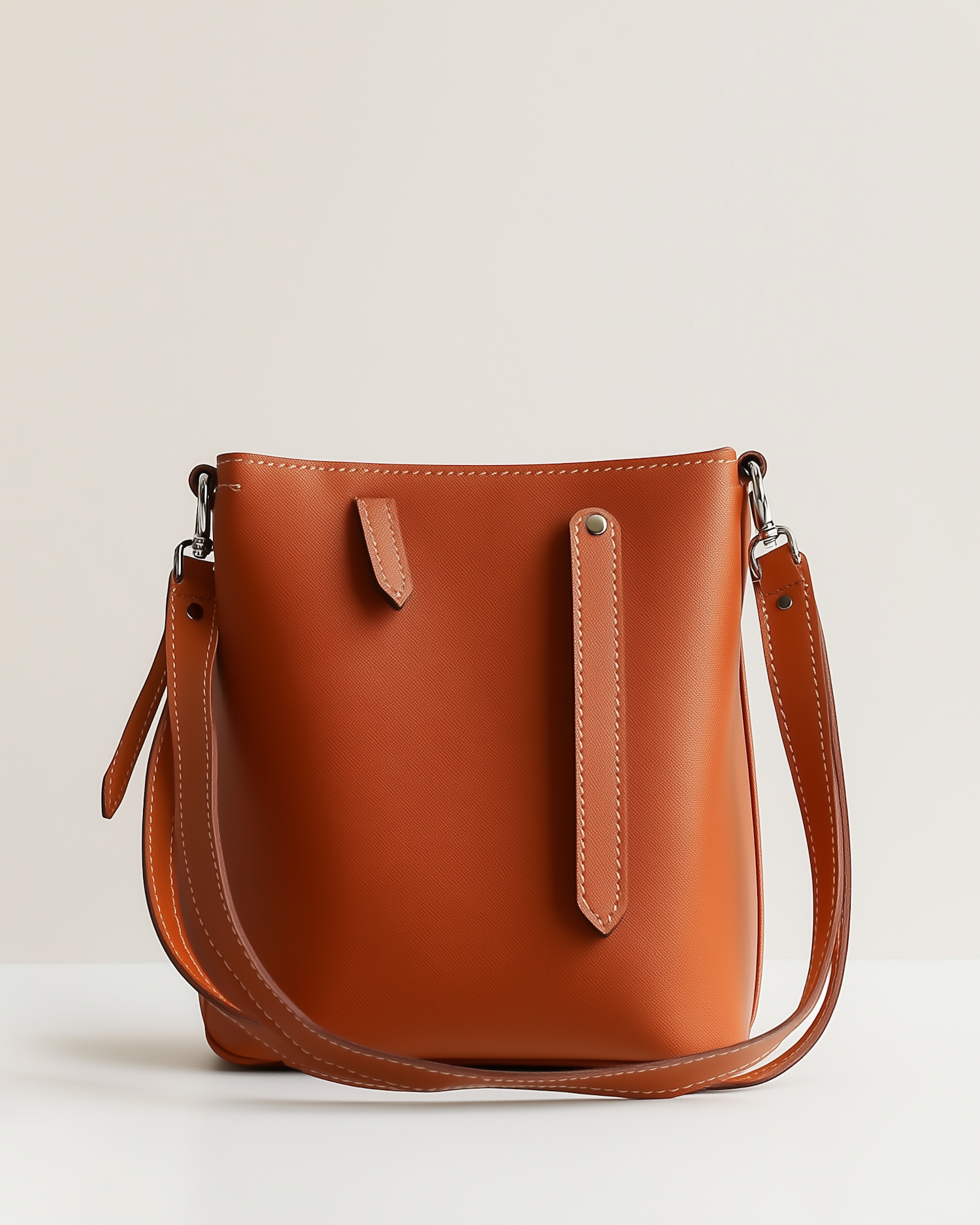 Stylish Brown Leather Handbag