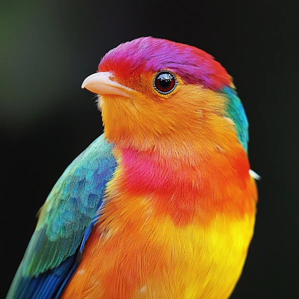 Vibrant Bird in Focus