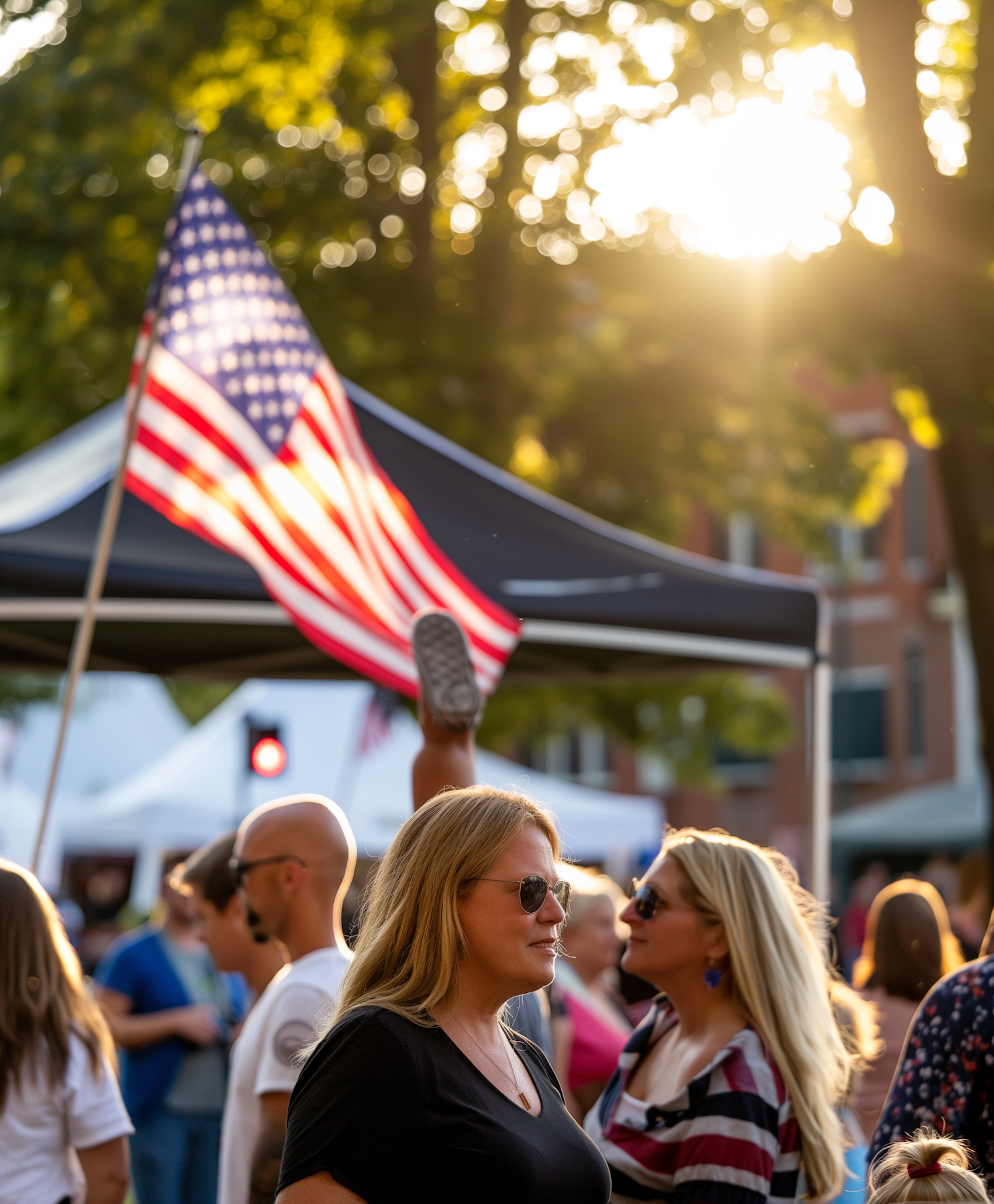 Community Festival at Golden Hour