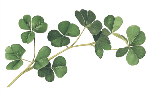 Clover Plant Illustration