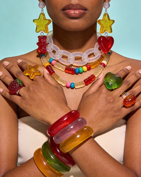 Playful Jewelry Close-Up