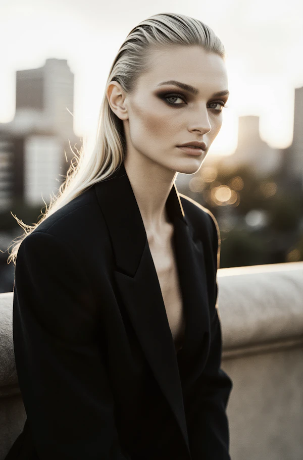 Urban Sunset Portrait