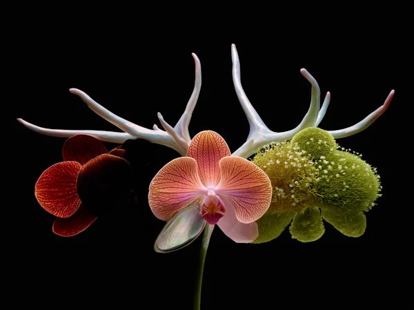 Surreal Orchid Display