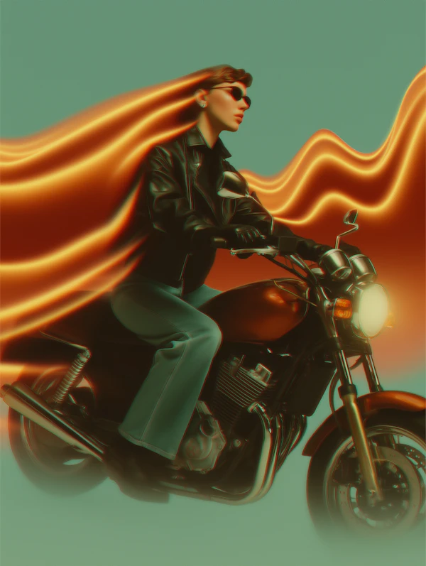 Motorcycle Motion Art