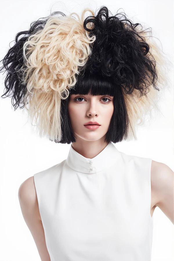 Striking Hairstyle Portrait
